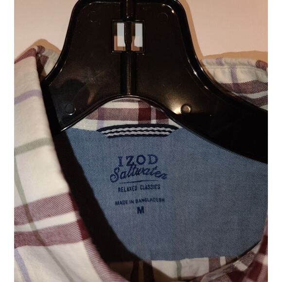 Izod saltwater long sleeve button down shirt - medium - Picture 2 of 5